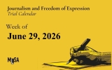 Journalism and freedom of expression cases schedule for the week of June 29, 2026